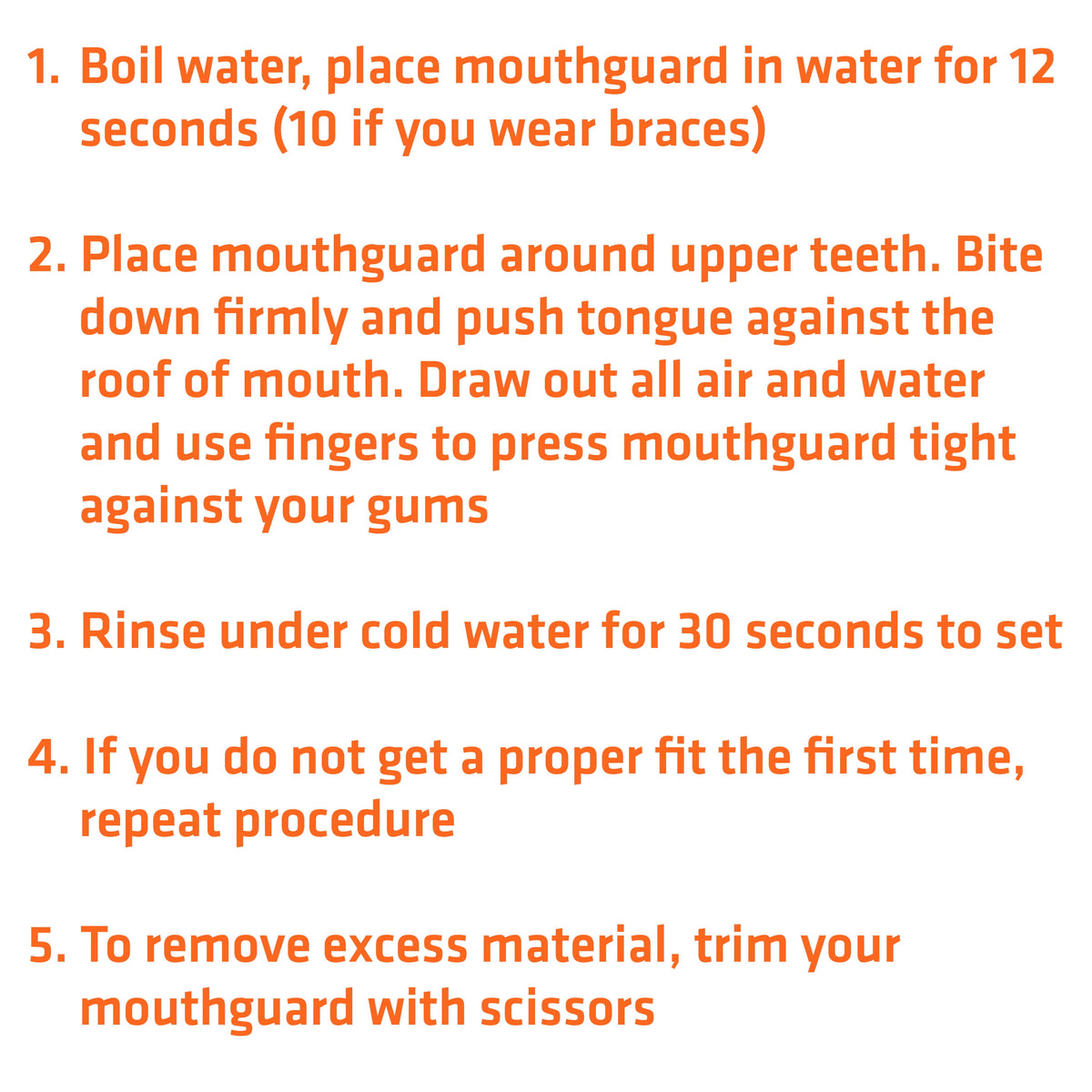 , EZ Sport Multi-Sport Mouthguard, Youth, Clear