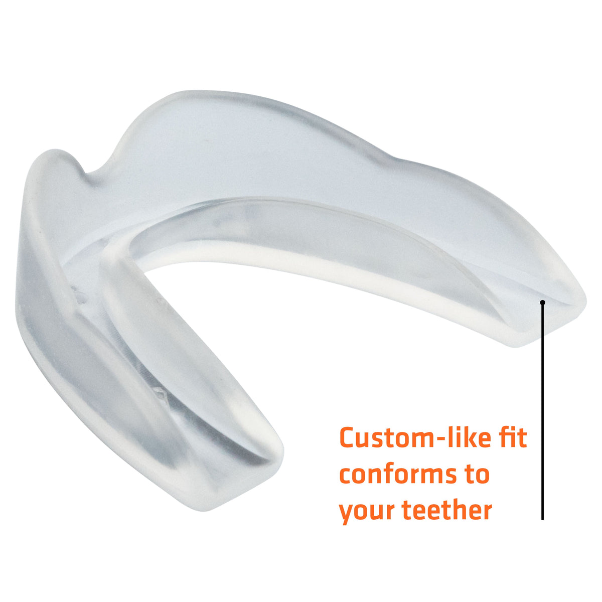 , EZ Sport Multi-Sport Mouthguard, Youth, Clear