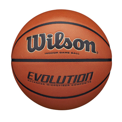 Evolution Indoor Game Basketball - Black, Size 7 - 29.5"
