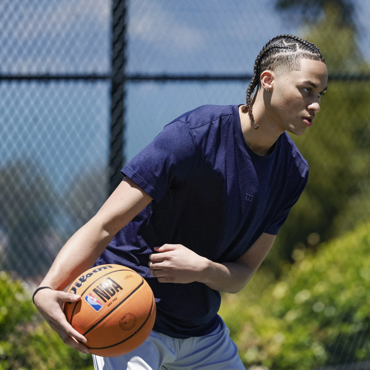 NBA DRV Outdoor Basketball - Brown, Size 5 - 27.5"