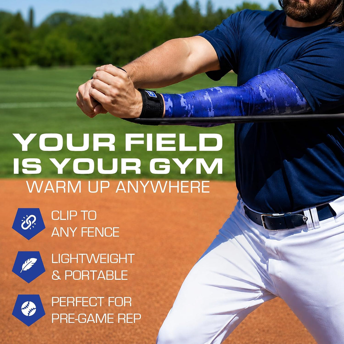 Unisex Baseball Resistance Band for Young to Adult Athletes