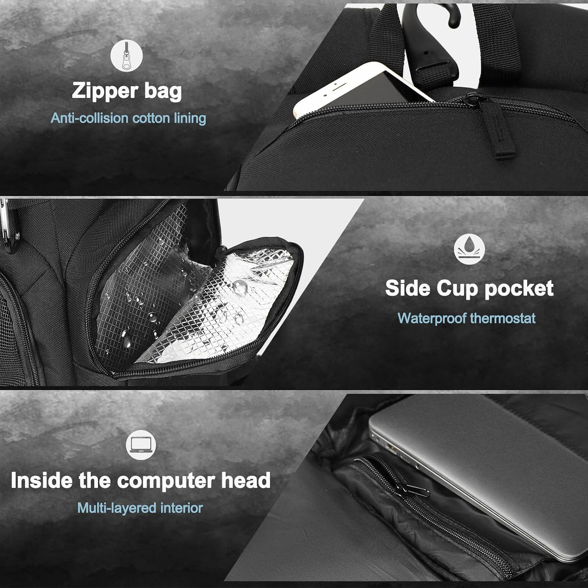 Basketball Backpack with Ball & Ventilated Shoe Compartment Insulated Pockets for Men Training
