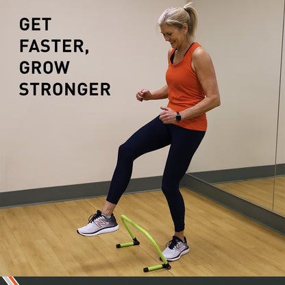 Adjustable Athletic Speed Training Hurdles, Jumping & Speed Training Fitness Equipment, Hurdles for Track & Field, Basketball, Soccer & More, Set of 5
